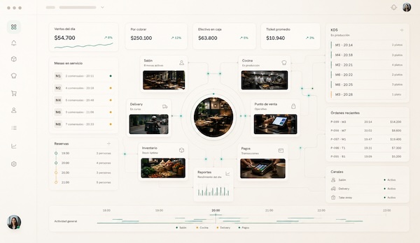 Sales performance and trend reporting view